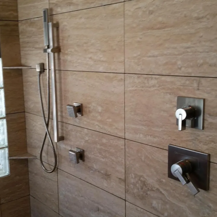 Shower fixture installation for Water Heater Replacement in Del Rio